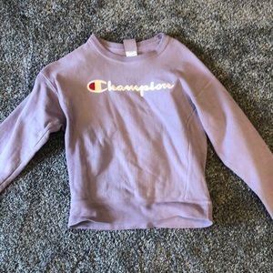 Lilac Purple Champion Crewneck Size- Small